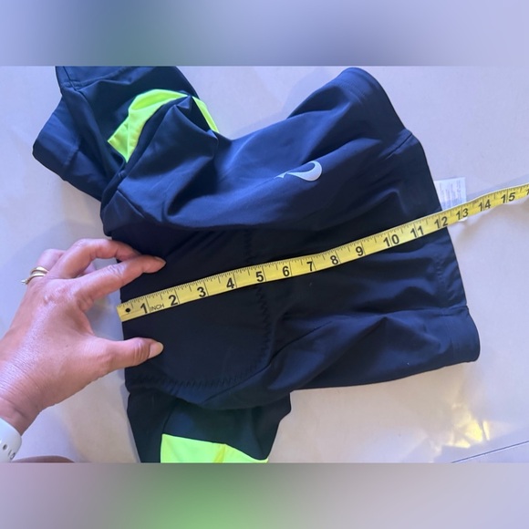 BALEAF Black & Neon CYCLING Padded BICYCLE SHORTS - Picture 8 of 15